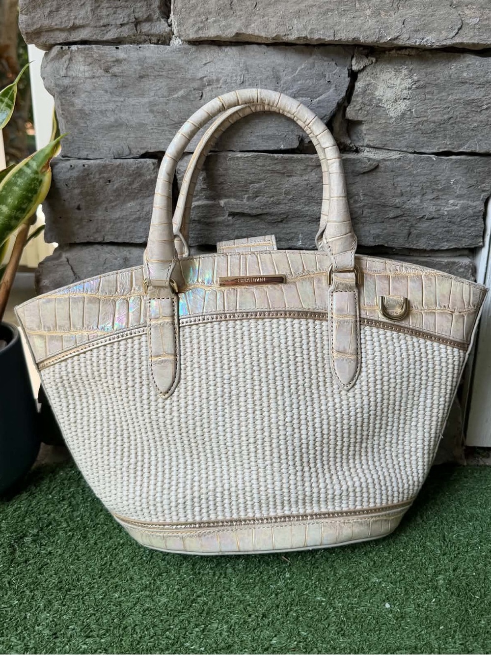 Brahmin Jenny Tiramisu Manava Women's Satchel Bag